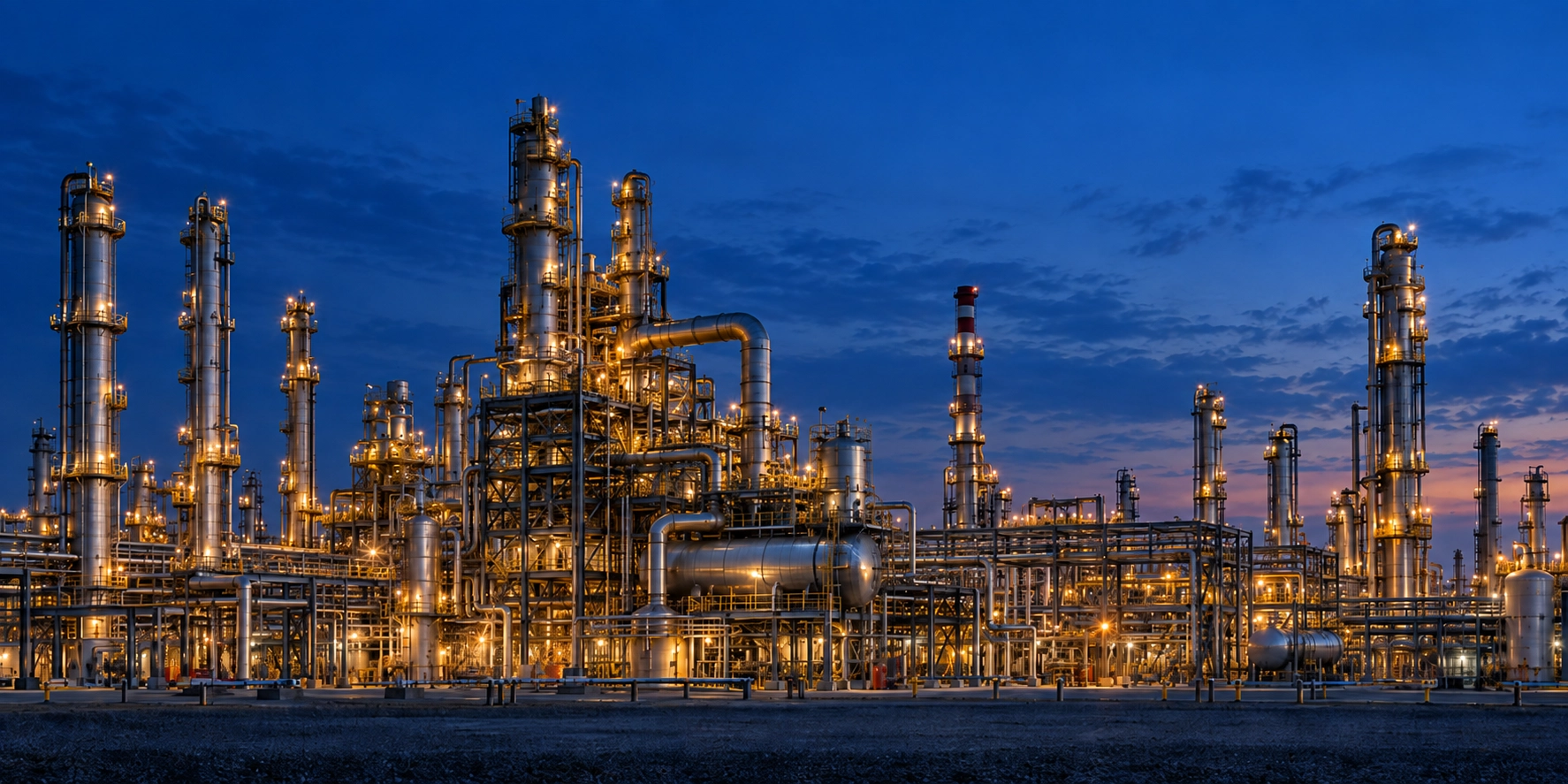 Oil and gas refinery