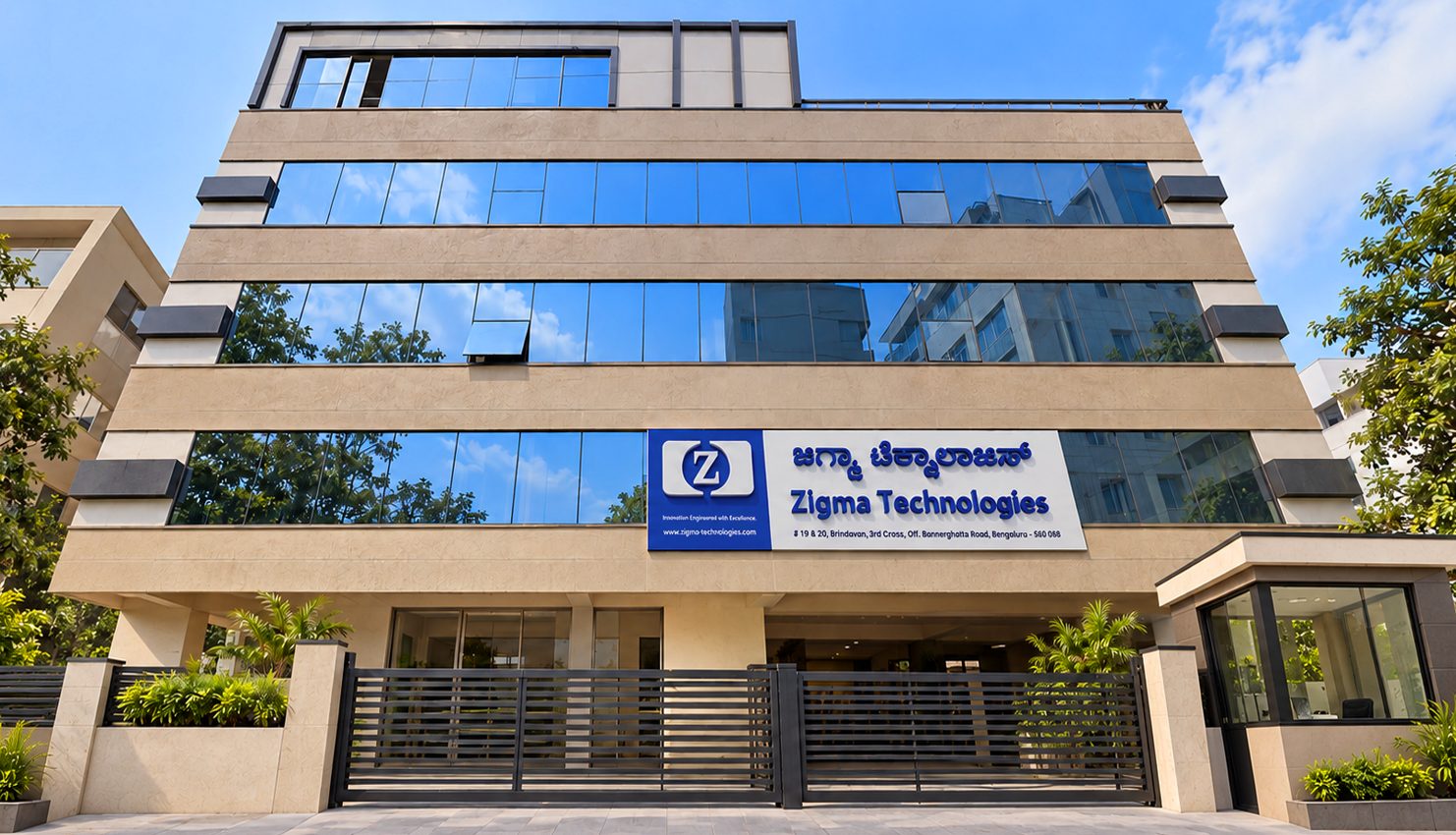 Zigma Technologies office building in Bengaluru